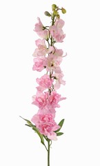 Delphinium (Ridderspoor) 'GardenArt', 18 bloem, 7 plastic knop, 3 blad, 91cm