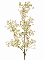 Branche de gypsophile 'Mira' 3x ramifiée, article en plastique, 65 cm