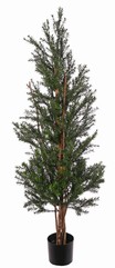 Taxus baccata (Venijnboom) 2 stammen, 3 twijgen, 782 clusters naalden, 150 cm, UV bestendig
