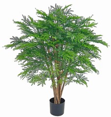 Mimosastruik (Acacia dealbata) met 540 clusters blad, UV bestendig, in pot, 110cm